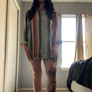 L&B Multicolor Striped Garment